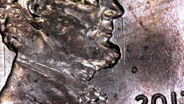 2017-P-Lincoln-Shield-Cent-With-Nice-Die-Clash!-One-Of-The-Nicer-Ones